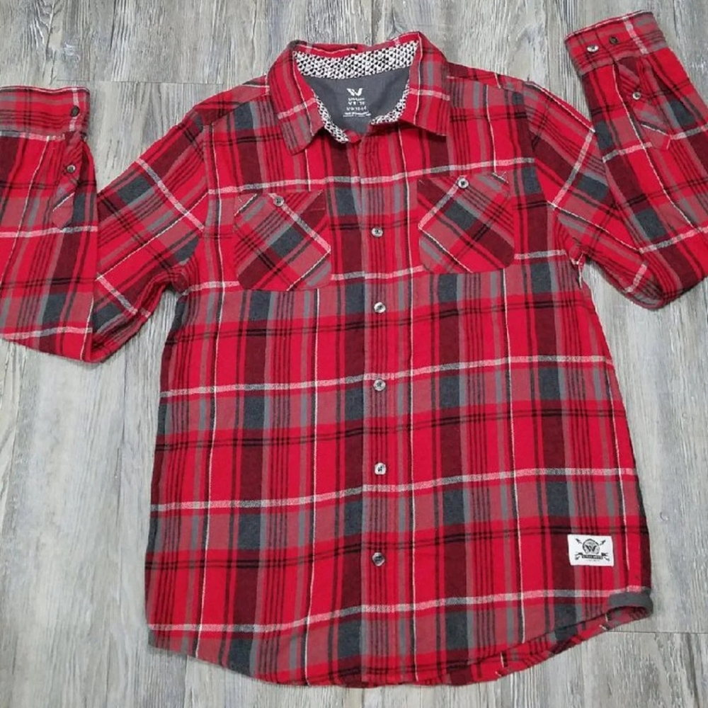 Shaun White Long Sleeve Flannel Shirt